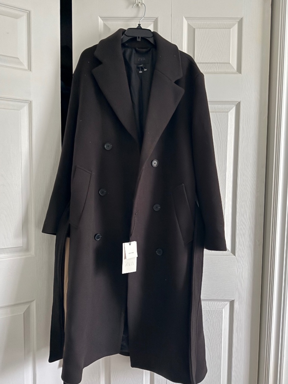 Zara Wool blend brown coat